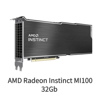 Pedazo de la tarjeta gráfica 1.2GHz 4096 del instinto Mi100 HBM2 32GB de AMD Radeon