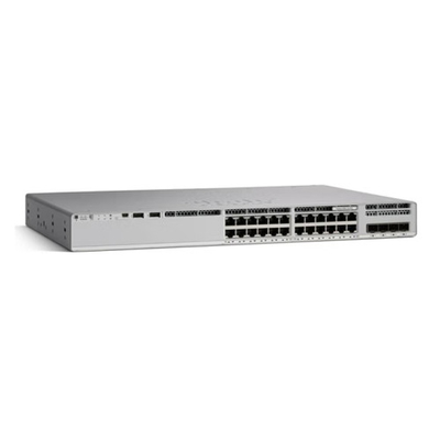 C9200L Serie Cisco Switch de red de la capa 2 de acceso a la empresa Gigabit 24 puerto 4x 1/10G Uplinks fijos C9200L-24T-4X-E