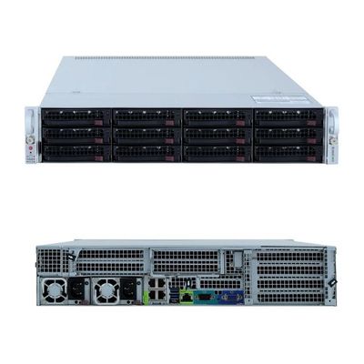 Servidor de datos montado en rack de alto soporte con 24 X 2.5 ′′ Drive Bays y almacenamiento interno