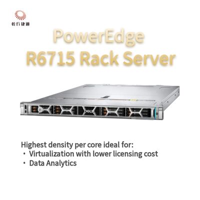 Servidor en Rack Dell PowerEdge R6715, servidor de almacenamiento personalizado, servidor de 2 vías