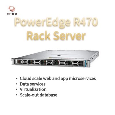 Servidor Dell PowerEdge R470 con 144 núcleos y 4 TB de memoria DDR5 en formato rack de 1U