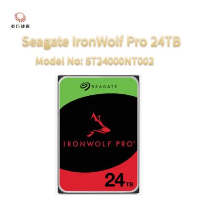 Seagate IronWolf Pro 24TB Número de modelo: ST24000NT002