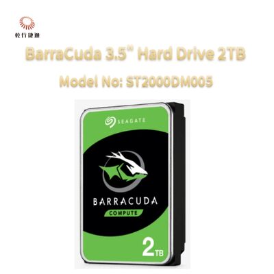 Disco duro Seagate BarraCuda de 3.5" 2TB Modelo: ST2000DM008