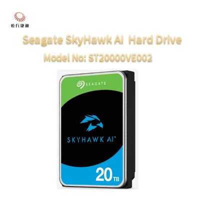 Disco duro de video Seagate SkyHawk AI, número de modelo: ST20000VE002