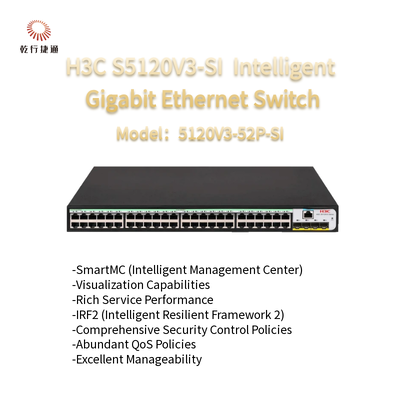 H3C S5120V3-SI S5120V3-52P-SI Interruptor Ethernet Gigabit Inteligente Verde