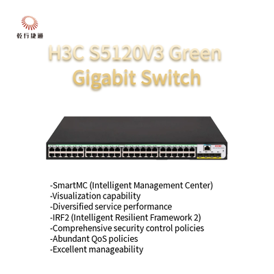 H3C S5120V3-SI Interruptor de Ethernet Gigabit Inteligente Verde S5120V3-52P-PWR-LI