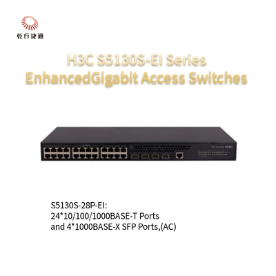 H3C S5130S-EI Serie S5130S-28P-EI-H1 Conmutadores de acceso de gigabit mejorados