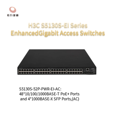 H3C S5130S-EI Series   S5130S-52P-PWR-EI-AC  Enhanced Gigabit Access Switches 