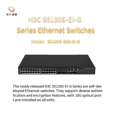 H3C S5130S-EI-G Serie S5130S-36S-EI-G Conmutadores Ethernet de alto rendimiento