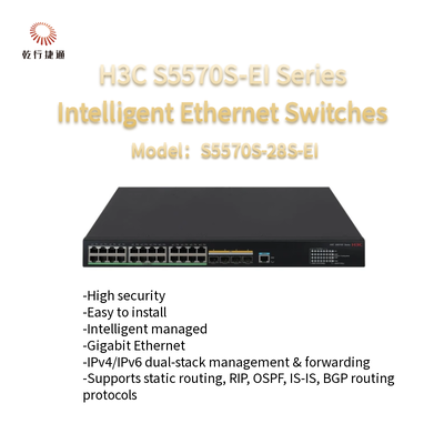 H3C S5570S-EI Serie S5570S-28S-EI Conmutadores Ethernet Inteligentes de Alto Rendimiento