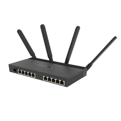 Router quad-core Rb4011 de la CPU 1.4Ghz Mikrotik de SFP+ 10Gbps MikroTik RB4011