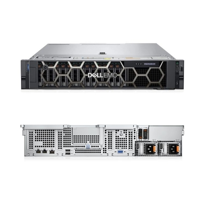 Ordenador montado en rack del poder 2U de R550 Dell Poweredge Server H745 800W