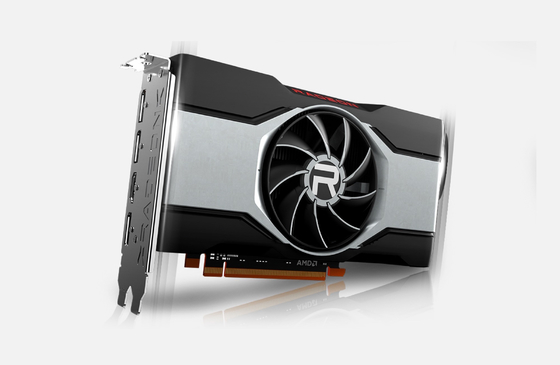 Gbps 64 AMD mordido RX de la tarjeta gráfica 16 de AMD Radeon RX 6400 Geforce 6000 series
