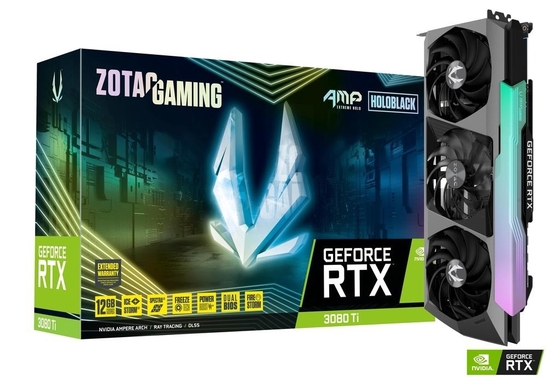 Ti amperio Holo de GeForce RTX 3080 del JUEGO de la tarjeta gráfica ZOTAC de 12GB 19Gbps Geforce