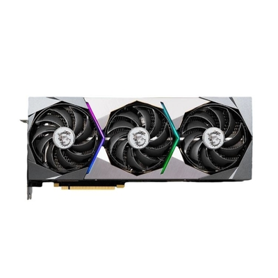 Pedazo de la tarjeta gráfica 384 del juego de MSI GeForce RTX 3080 SUPRIM X 12G no LHR