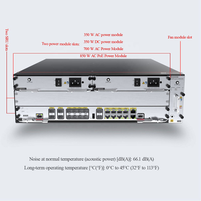 El router 2*SRU de la red de empresas de NetEngine AR6300 HUAWEI ranura la ranura 4*SIC