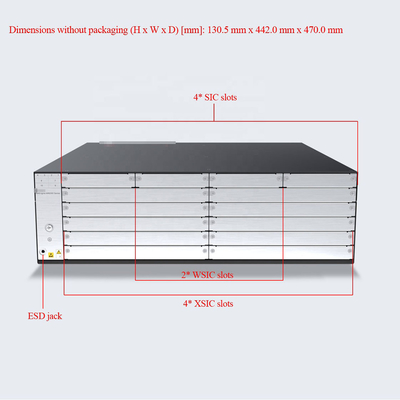El router 2*SRU de la red de empresas de NetEngine AR6300 HUAWEI ranura la ranura 4*SIC