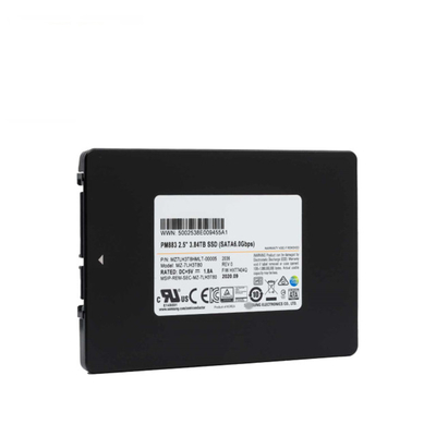 TB 6Gb/S 2,5" de MZ7LH3T8HMLT Samsung PM883 3,84 impulsión de estado sólido del pedazo de AES 256