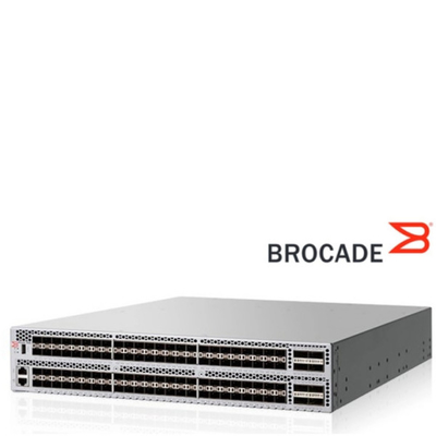 Interruptor de canal de la fibra del brocado 6510 de la red del almacén 16 32 y 64 Gbit