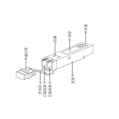 Huawei SFP-GE-LX-SM1310 módulo de transceptor óptico ESFP GE modo único 1310nm 10km LC