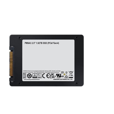 GEN de estado sólido 4 1.92TB del SSD 2,5 U.2 NVME de la impulsión de PM9A3 Samsung