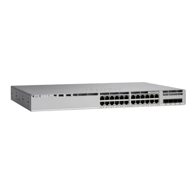 C9200L Serie Cisco Switch de red de la capa 2 de acceso a la empresa Gigabit 24 puerto 4x 1/10G Uplinks fijos C9200L-24T-4X-E