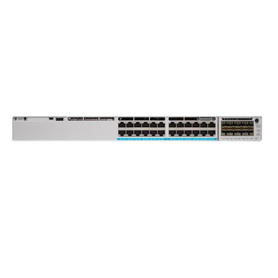 Cisco C9300-24P-A Datacom Switch Gigabit 24 Puertos POE + Convergencia del núcleo Uplink escalable