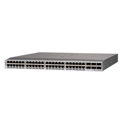 N9K-C93108TC-FX3P Interruptor Cisco de núcleo 10 Gigabit Ethernet 1RU 2.16 Tbps 6x40/100G Puertos QSFP28