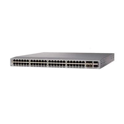 N9K-C9348GC-FXP Switch de 4 núcleos Cisco 1 RJ-45 y 1 SFP+ 54 puertos 10 Gigabit
