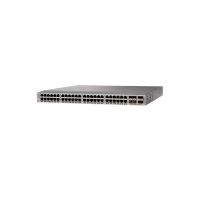1RU Cisco Network Switch N9K-C92348GC-X Computación en la nube Conmutación local de grandes clientes de datos 4 núcleos de CPU