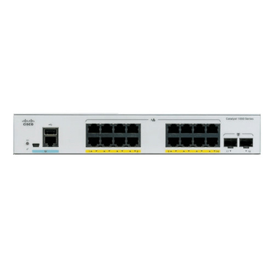 Cisco C1000-16T-E-2G-L Gigabit Ethernet de clase empresarial Layer 2 conmutadores 16 puertos Interfaz de enlace ascendente Gigabit 2 SFP