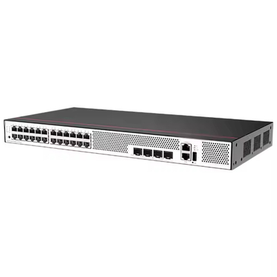 S5735S-L24T4X-A1 24 Puertos Ethernet 10/100/1000BASE-T 4 10 Gigabit SFP+ Conmutador de acceso a fuente de alimentación CA