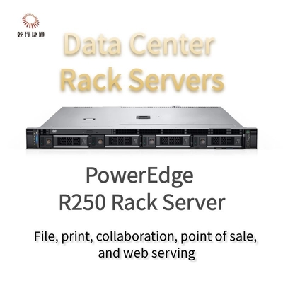 1U PowerEdge R250 Rack Server Personalización Premium
