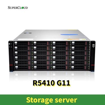 Supercloud R5410 G11 36X3.5  2X2.5  2XNVME M.2 Usado 36X16T HDD 1X1T SSD Almacenamiento 12 X 2.5 pulgadas SATA/SAS SSDs Conector caliente Ventiladores intercambiables