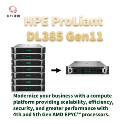 HPE ProLiant DL385 Gen11 El servidor de almacenamiento de rack seguro y potente para la transformación digital