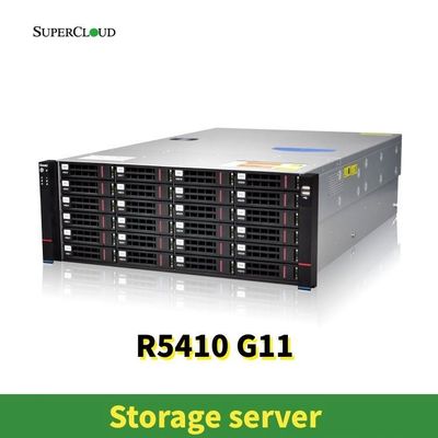 Servidor de almacenamiento de rack de alto soporte con dos puertos Ethernet RJ-45 de 10/100/1000 Mb y 24 X 2.5 ′′ Drive Bays