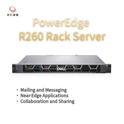 Dell PowerEdge R260 Servidor de almacenamiento en rack, servidor de almacenamiento de datos, servidor de almacenamiento personalizado