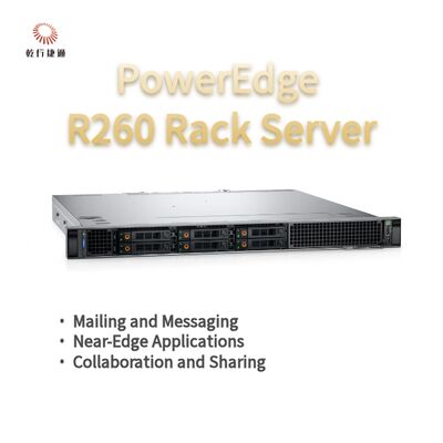 Dell PowerEdge R260 Servidor de almacenamiento en rack, servidor de almacenamiento de datos, servidor de almacenamiento personalizado