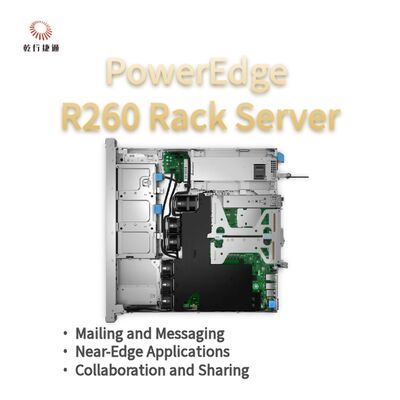 Dell PowerEdge R260 Servidor de almacenamiento en rack, servidor de almacenamiento de datos, servidor de almacenamiento personalizado