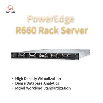 Dell PowerEdge R660 Rack Server, sistema de almacenamiento flash, servidor de procesador Xeon, servidor de almacenamiento personalizado