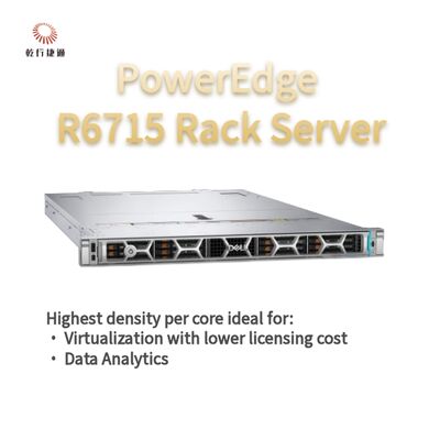 Servidor en Rack Dell PowerEdge R6715, servidor de almacenamiento personalizado, servidor de 2 vías