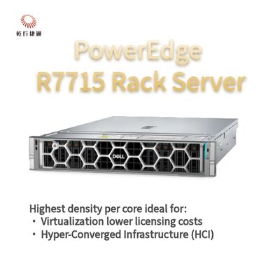 PowerEdge R7715 Rack Server Rendimiento y valor mejorados