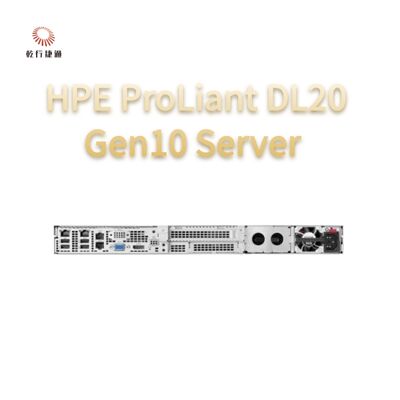 HPE ProLiant DL20 Gen10 Servidor Compacto Versátil para empresas de la cadena minorista, servidor de dos vías, servidor de almacenamiento de datos