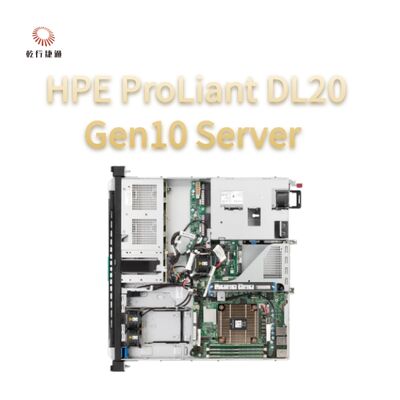 HPE ProLiant DL20 Gen10 Servidor Compacto Versátil para empresas de la cadena minorista, servidor de dos vías, servidor de almacenamiento de datos