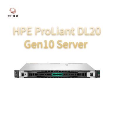HPE ProLiant DL20 Gen10 Servidor Compacto Versátil para empresas de la cadena minorista, servidor de dos vías, servidor de almacenamiento de datos