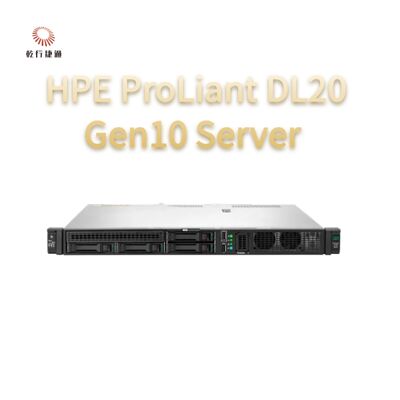 HPE ProLiant DL20 Gen10 Servidor Compacto Versátil para empresas de la cadena minorista, servidor de dos vías, servidor de almacenamiento de datos