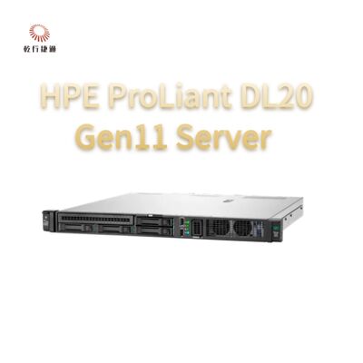 HPE ProLiant DL20 Gen11 Rack Server, sistema de almacenamiento flash, servidor de procesador Xeon