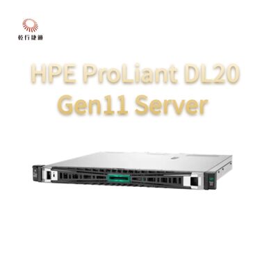 HPE ProLiant DL20 Gen11 Rack Server, sistema de almacenamiento flash, servidor de procesador Xeon