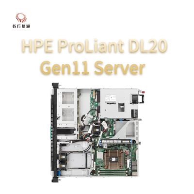 Servidor de Rack HPE ProLiant DL20 Gen11, sistema de almacenamiento flash, ventas de servidores de montaje en rack 1U