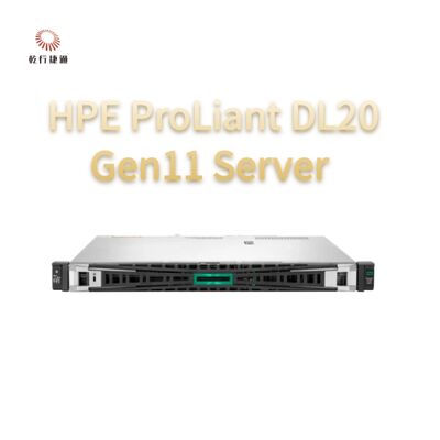 HPE ProLiant DL20 Gen11 Rack Server, sistema de almacenamiento flash, servidor de procesador Xeon